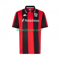 OGC Nice Domácí Dres 2025-2026 Krátký rukáv Muže Fotbalové Dresy
