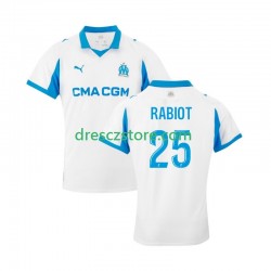 Olympique Marseille Adrien Rabiot 25 Domácí Dres 2025-2026 Krátký rukáv Muže Fotbalové Dresy