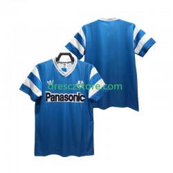 Olympique Marseille 1990 Retro Venkovní Dres Krátký rukáv Muže Fotbalové Dresy