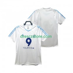 Olympique Marseille 2003 Retro Domácí Dres 2002 Krátký rukáv Muže Fotbalové Dresy