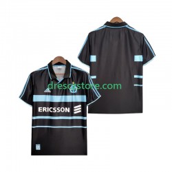 Olympique Marseille 2000 Retro Alternativní Dres 1999 Krátký rukáv Muže Fotbalové Dresy