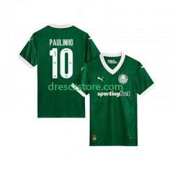 Palmeiras Paulinho 10 Domácí Dres 2025-2026 Krátký rukáv Muže Fotbalové Dresy