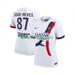 Paris Saint-Germain Joao Neves 87 Venkovní Dres 2025-2026 Krátký rukáv Muže Fotbalové Dresy