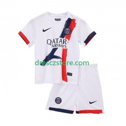 Paris Saint-Germain Venkovní Dres 2025-2026 Krátký rukáv Děti Fotbalové Dresy