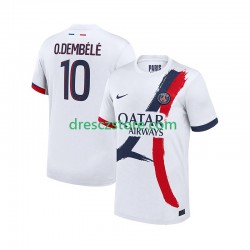 Paris Saint-Germain Ousmane Dembele 10 Venkovní Dres 2025-2026 Krátký rukáv Muže Fotbalové Dresy