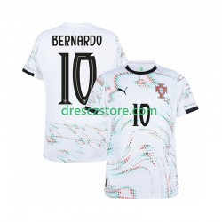 Portugalsko Bernardo Silva 10 Venkovní Dres 2025-2026 Krátký rukáv Muže Fotbalové Dresy