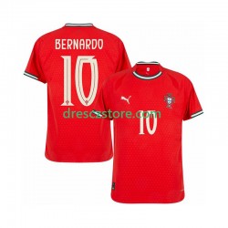 Portugalsko Bernardo Silva 10 Domácí Dres 2025-2026 Krátký rukáv Muže Fotbalové Dresy