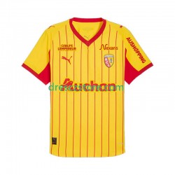 RC Lens Domácí Dres 2025-2026 Krátký rukáv Muže Fotbalové Dresy