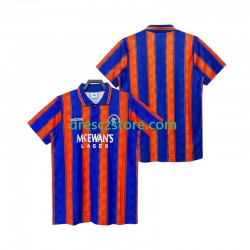 Rangers 1993 Retro Venkovní Dres 1994 Krátký rukáv Muže Fotbalové Dresy