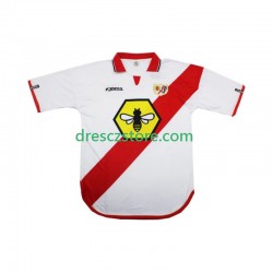 Rayo Vallecano 2000 2001 Retro Domácí Dres Krátký rukáv Muže Fotbalové Dresy