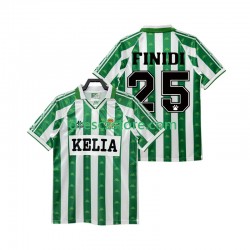 Real Betis FINIDI 25 1995 1996 Retro Domácí Dres Krátký rukáv Muže Fotbalové Dresy