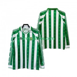 Real Betis 1996 1997 Retro Domácí Dres Dlouhý rukáv Muže Fotbalové Dresy