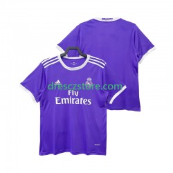 Real Madrid 2016 2017 Retro Venkovní Dres Krátký rukáv Muže Fotbalové Dresy