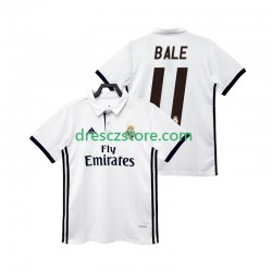 Real Madrid BALE 11 2017 2018 Retro Domácí Dres Krátký rukáv Muže Fotbalové Dresy