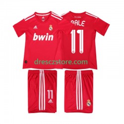 Real Madrid BALE 11 2012 Retro Alternativní Dres 2011 Krátký rukáv Děti Fotbalové Dresy