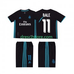 Real Madrid Bale 11 2017 2018 Retro Venkovní Dres Krátký rukáv Děti Fotbalové Dresy