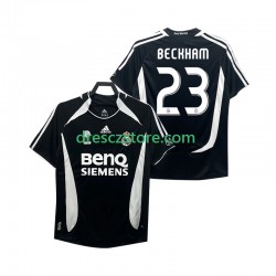 Real Madrid Beckham 23 2007 Retro Alternativní Dres 2006 Krátký rukáv Muže Fotbalové Dresy