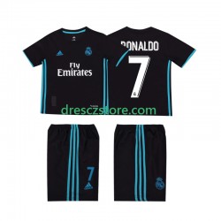 Real Madrid Cristiano Ronaldo 7 2017 2018 Retro Venkovní Dres Krátký rukáv Děti Fotbalové Dresy