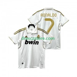Real Madrid Cristiano Ronaldo 7 2012 Retro Domácí Dres 2011 Krátký rukáv Muže Fotbalové Dresy