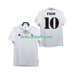 Real Madrid FIGO 10 2003 Retro Domácí Dres 2002 Krátký rukáv Muže Fotbalové Dresy