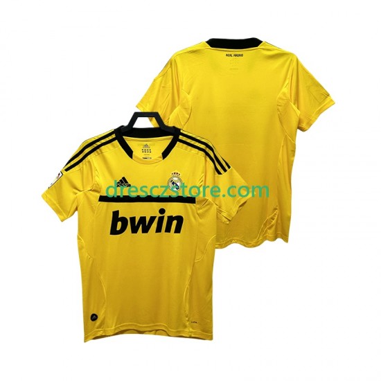 Real Madrid 2012 Brankářské Retro Domácí Dres 2011 Krátký rukáv Muže Fotbalové Dresy
