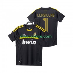Real Madrid I.CASILLAS 1 2012 Brankářské Retro Venkovní Dres 2011 Krátký rukáv Muže Fotbalové Dresy