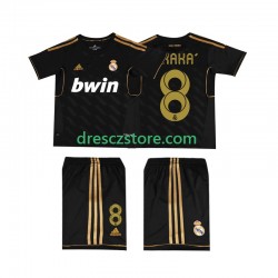 Real Madrid KAKA 8 -2012 Retro Venkovní Dres 2011 Krátký rukáv Děti Fotbalové Dresy