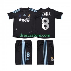 Real Madrid KAKA 8 2009 Retro Venkovní Dres 2010 Krátký rukáv Děti Fotbalové Dresy