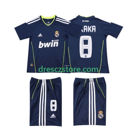 Real Madrid KAKA 8 Retro Venkovní Dres 2011 2010 Krátký rukáv Děti Fotbalové Dresy