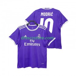 Real Madrid Modrić LUCA 10 2016 2017 Retro Venkovní Dres Krátký rukáv Muže Fotbalové Dresy