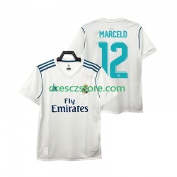 Real Madrid MARCELD 12 2017 2018 Retro Domácí Dres Krátký rukáv Muže Fotbalové Dresy