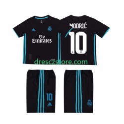 Real Madrid Modrić 10 2017 2018 Retro Venkovní Dres Krátký rukáv Děti Fotbalové Dresy