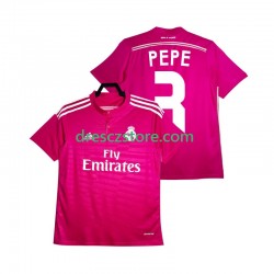 Real Madrid PEPE 3 2014 2015 Retro Venkovní Dres Krátký rukáv Muže Fotbalové Dresy