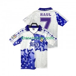 Real Madrid RAUL 7 1996 1997 Retro Alternativní Dres Krátký rukáv Muže Fotbalové Dresy