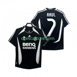 Real Madrid RAUL 7 2007 Retro Alternativní Dres 2006 Krátký rukáv Muže Fotbalové Dresy
