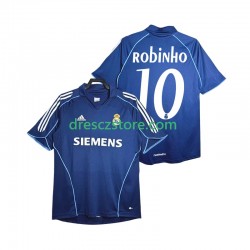 Real Madrid ROBINHO 10 2005 Retro Venkovní Dres 2006 Krátký rukáv Muže Fotbalové Dresy