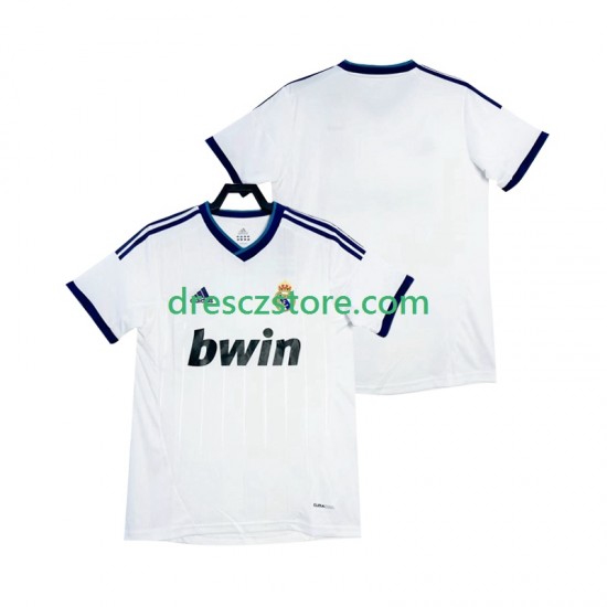 Real Madrid 2012 2013 Retro Domácí Dres Krátký rukáv Muže Fotbalové Dresy