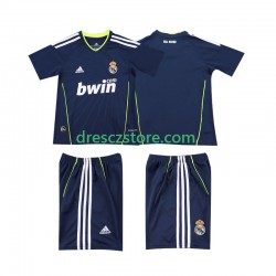 Real Madrid Retro Venkovní Dres 2011 2010 Krátký rukáv Děti Fotbalové Dresy