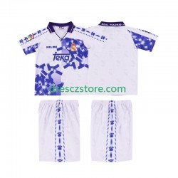 Real Madrid 1996 1997 Retro Alternativní Dres Krátký rukáv Děti Fotbalové Dresy