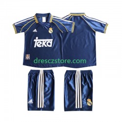 Real Madrid Retro Alternativní Dres 1998 1999 Krátký rukáv Děti Fotbalové Dresy