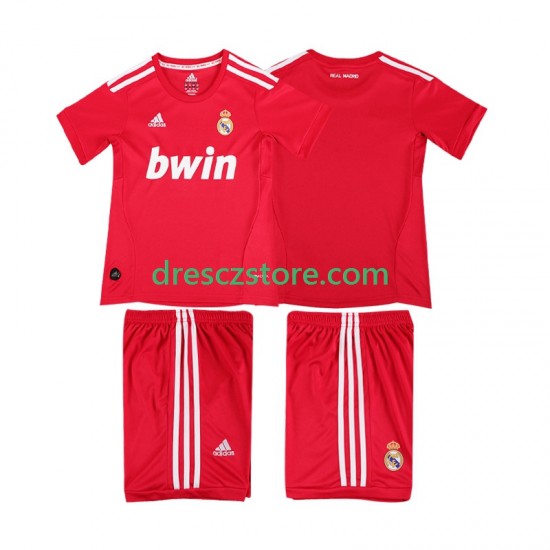 Real Madrid 2012 Retro Alternativní Dres 2011 Krátký rukáv Děti Fotbalové Dresy