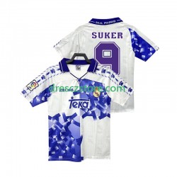 Real Madrid SUKER 9 1996 1997 Retro Alternativní Dres Krátký rukáv Muže Fotbalové Dresy