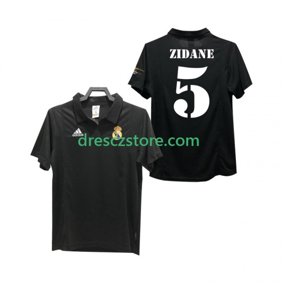 Real Madrid ZIDANE 5 2003 Retro Venkovní Dres 2002 Krátký rukáv Muže Fotbalové Dresy