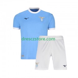 Lazio Řím Domácí Dres 2025-2026 Krátký rukáv Děti Fotbalové Dresy