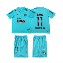 Santos Neymar JR 11 -2012 Retro Alternativní Dres 2011 Krátký rukáv Děti Fotbalové Dresy