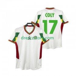 Senegal COLY 17 Retro Domácí Dres 2002 Krátký rukáv Muže Fotbalové Dresy