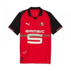 Stade Rennais Domácí Dres 2025-2026 Krátký rukáv Muže Fotbalové Dresy