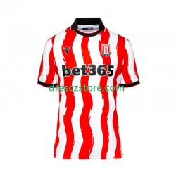 Stoke City Domácí Dres 2025-2026 Krátký rukáv Muže Fotbalové Dresy