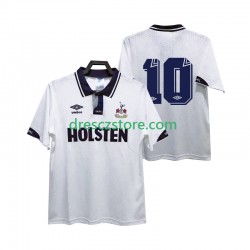 Tottenham Hotspur 10 1991 1993 Retro Domácí Dres Krátký rukáv Muže Fotbalové Dresy