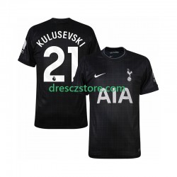 Tottenham Hotspur Kulusevski 21 Venkovní Dres 2025-2026 Krátký rukáv Muže Fotbalové Dresy